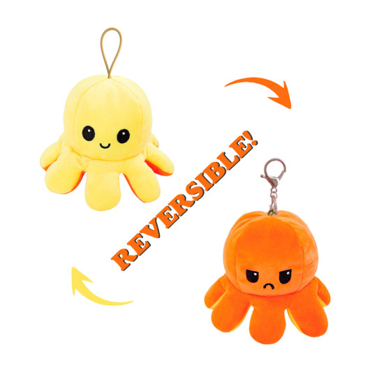 Small Reversible Octopus Plush Toys Reversable